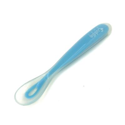China BPA Free Silicone Rubber Supplies Feeding Spoon Soft For Newborn Baby for sale