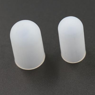 China Berços brancos impermeáveis do dedo do silicone, luva Nontoxic do dedo da compressão do silicone à venda