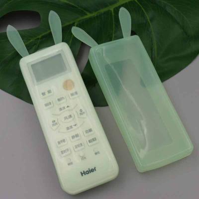 China Custom Glow-In-The-Dark Green Silicone Protective Cover/Sleeve/Case For Air Conditioner Remote Control for sale