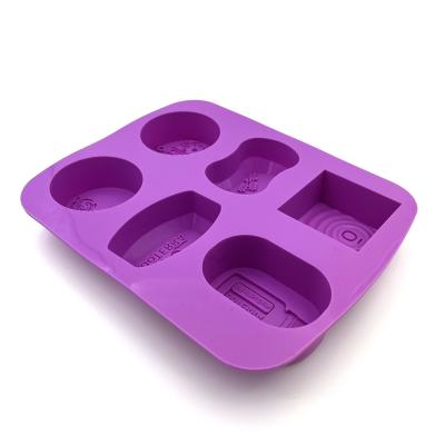 China Harmless Personalized Silicone Soap Mold Multipurpose Waterproof for sale