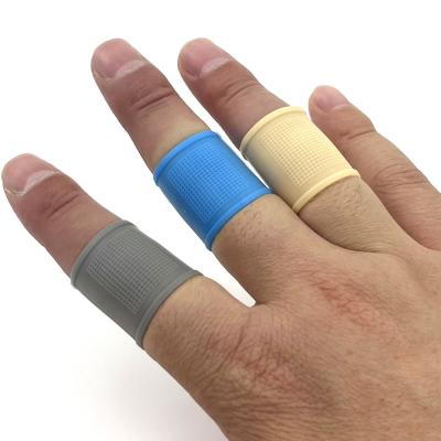 China Multicolor Elastic Silicone Finger Sleeves Odorless For Golf for sale