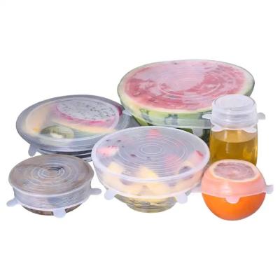 China Reusable Stretch Silicone Protective Covers Odorless For Food for sale