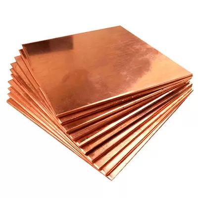 China Superficie lisa de cobre de la chapa 4x8 de T1 T2 C10200 para la decoración en venta