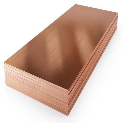 China 10mm To 2500mm Red Copper Plate Polished Brass Sheet Square For Electrical for sale