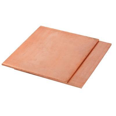 China 0.5mm Red Copper Plate 10-2500mm C10100 C12000 Copper Sheet Smooth Surface for sale