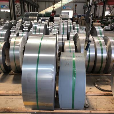 China Tira de acero inoxidable endurecido 304l 301 420 430 Borde cortado de 10-12000 mm en bobina en venta