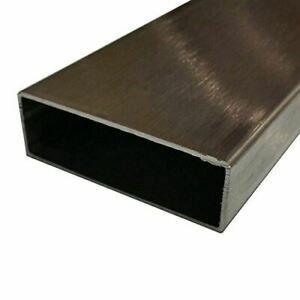 China Welded Stainless Steel Hollow Tube SS201 202 304 304L 316 316L Rectangular Pipe for sale