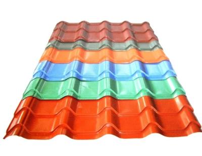 China 0.5mm PPGI And PPGL Corrugated Roofing Sheet Color Coated Building for sale