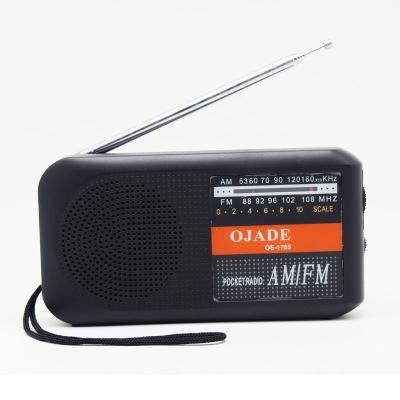 China O OEM Logo Portable É faixa do rádio 2 de FM a pilhas com antena retrátil à venda