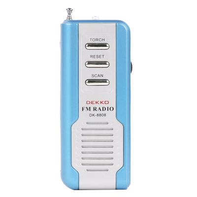 China Auto FM Speaker Radio Player DSP Chip 43mm Mini Pocket Wireless Personal for sale