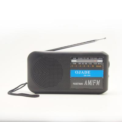 China Portátil FM88 pequenos É rádio de FM com plástico a pilhas da faixa do orador 2 à venda