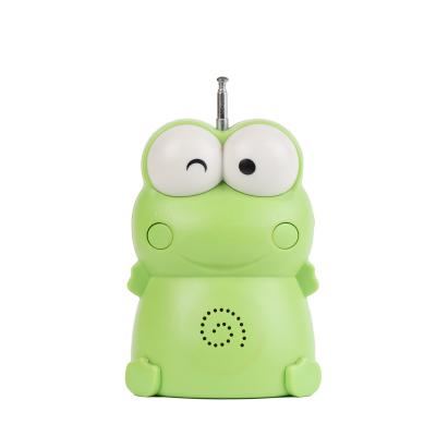 China Green Frog Small Music Radio 72mm DC3V Cartoon Characters Radio For Gift for sale