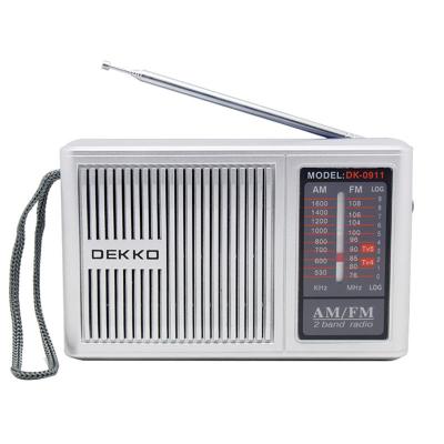 China Classical Desktop AM FM Radio Station Big Speaker Elder Partner outdoor DC3V for sale