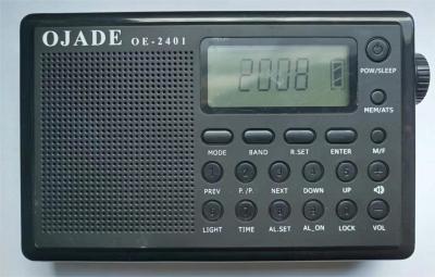 China Frequency Display Rechargeable FM Radio 230g Usb Multi Function With AUX Jack for sale