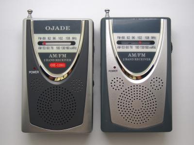 China Manual Tuning AM FM Radio Receiver With Built In Antenna Radio for sale