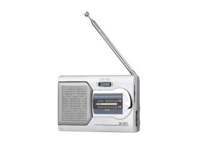 China Compact Pocket AM FM Radio Small Size And Plastic Body Two Batteries Power for sale