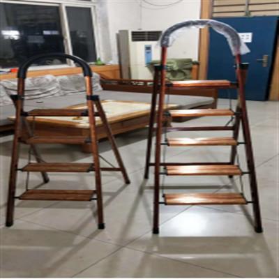 China 4 Steps Steel Hand Truck Aluminium Household Kitchen Safety Step Ladder With Handrails for sale