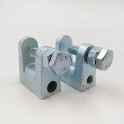China Hot Dip Flange Beam Clamps Customized OEM Malleable Iron 2 Inch Beam Clamp for sale