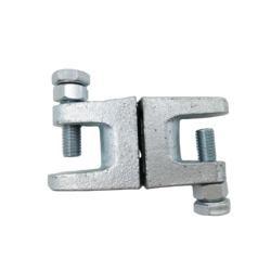 China Electrical Steel Beam Clamps Color Silver Metric M6 M16 Coating for sale