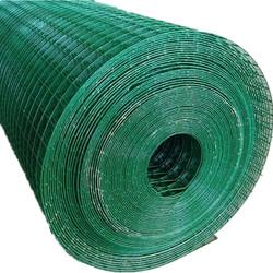 China PVC Coated Welded Wire Mesh Rolls 4'X1''X2''X0.6 1.0MMX80' for sale