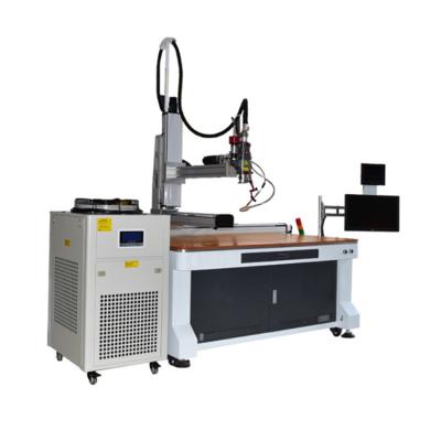 China máquina de soldadura do laser da fibra 2000W automática para o bloco prismático da bateria de lítio à venda