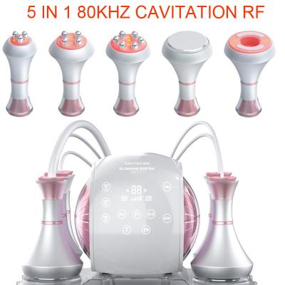 Chine 5 dans 1 cavitation amincissant la machine ultrasonique de cavitation de corps de la machine rf à vendre
