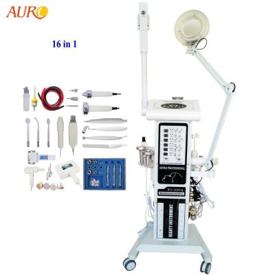 China ABS Multifunction Beauty Equipment Facial Steamer With Microdermabrasion Ultrasonic Skin Scubber en venta