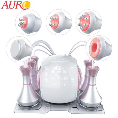 China Venta caliente 5 en 1 Máquina de cavitación ultrasónica para estiramiento de la piel Máquina de adelgazamiento de cavitación al vacío en venta