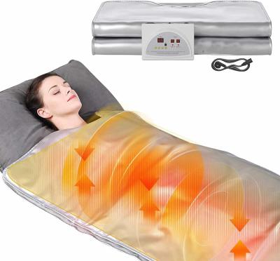 China 2 Zone Far Infrared Spa Heated Thermal Blanket Multifunctional for sale
