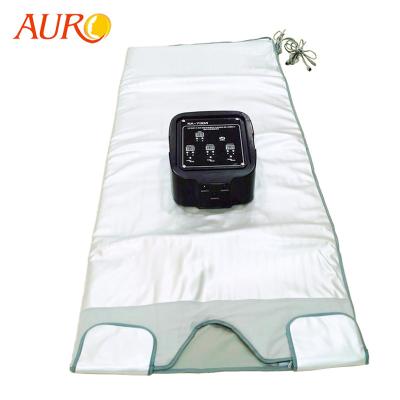 China 850W Far Infrared Pressotherapy Weight Loss Detox Heated 3 Zones Sauna Blanket for sale