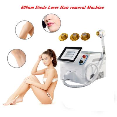 China 3 Wavelength 808nm Diode Laser Hair Removal Machine Sapphire Epidermis Cooling en venta