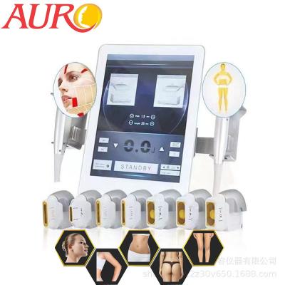 China 7D HIFU Slimming Machine 20000 Shots 7 Cartridge Eye Neck Face Lifting Body Shaping Machine for sale