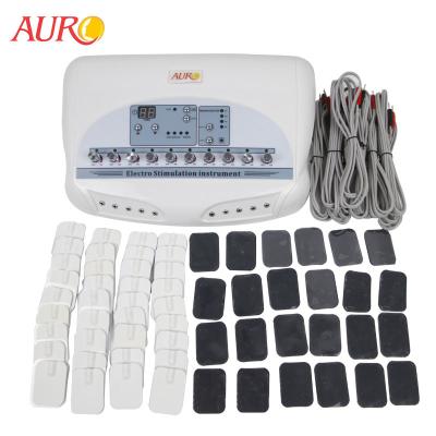 China Back Care Electric Muscle Stimulator Machine 60 Pcs Self Adhesion Pads Ems Fitness Machines for sale