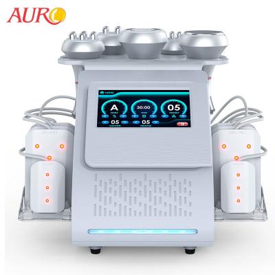 China 80k 6 In 1 Ultrasonic Lipo Vacuum Cavitation RF Machine For Weight Loss 8pcs Laser Pads for sale