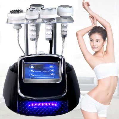 China 80k Ultrasonic Cavitation RF Machine Radio Frequency Face Lifting Vibration Vacuum Body Massager for sale