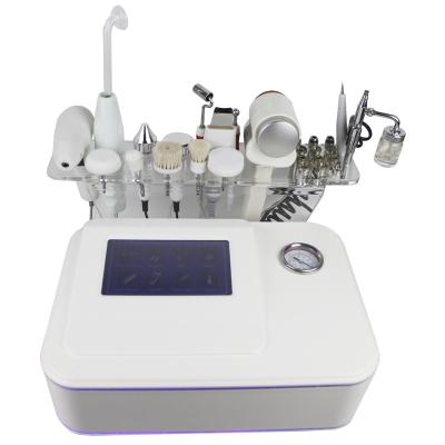 China Galvanic High Frequency Facial Machine 8 In 1 Skin Tightening Cold Hammer Dark Spot Remover for sale