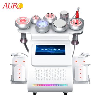 China 80KHz Cavitation Body Slimming Machine Eye Skin Smoothing Fading Black Circle Solution With 8 Laser Pads for sale