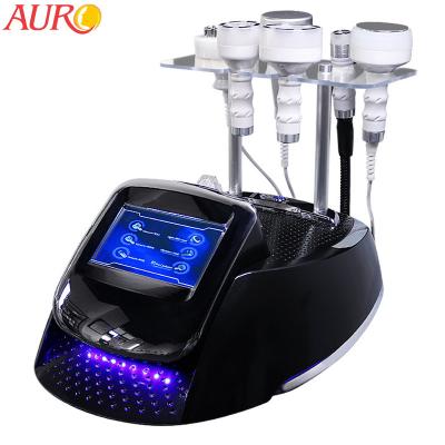 China 6 In 1 Microcurrent 80K Cavitation Slimming Machine With 3 Vacuum Probes Skin Rejuvenation for sale