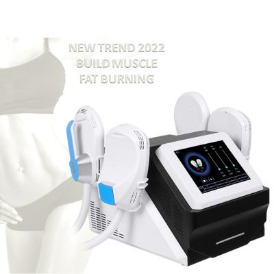 China Spa EMS Fitness Muscle Stimulator Machine HI EMT 4 Handles White Color for sale