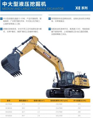中国 中型水力掘削機 大型掘削機 機械の建設 販売のため