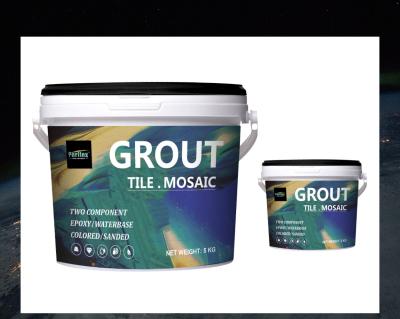 China Matte / Sand / Glitter Epoxy Mortar Grout For Ceramic Tile for sale