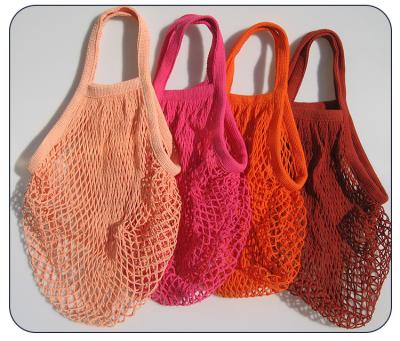 China ISO14001 BRC Reusable Cotton Grocery Bags Mesh AQL Tote For Shopping for sale