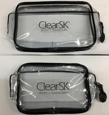 China EN71 Clear Cosmetic Pouch , ISO9001 1C Makeup Transparent Bag EVA PVC Zipper for sale
