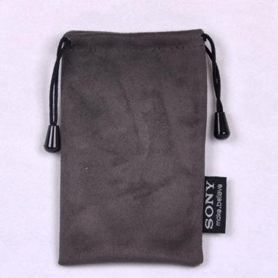 China ISO9001 Microfiber Phone Pouch , Drawstring Breathable Pantone Microfiber Sunglass Pouch for sale