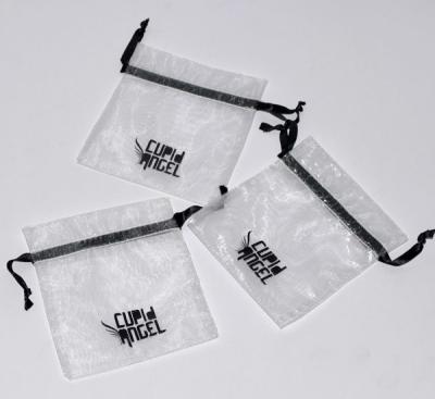 China Recyclable Mini Organza Drawstring Bags , ISO9001 SGS Organza Candy Bags for sale