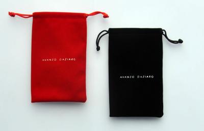 Chine Sacs de poche de cordon d'ISO9001 SA8000, petits sacs de cordon de velours de 135mm à vendre