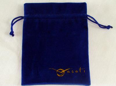 China RoHS BSCI Custom Velvet Jewelry Bags , 8x10cm Velvet Drawstring Makeup Bag for sale