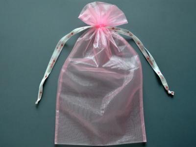 Chine Poche de sacs de cordon d'organza de ruban de satin de RoHS grande pour le vêtement à vendre