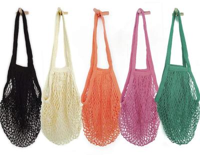 中国 BSCI RoHSの再使用可能な網のフルーツ袋、パントン Ecoの友好的な網袋 販売のため