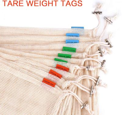 China SGS AQL Cotton Vegetable Storage Bags , ISO9006 Reusable Veggie Shopping Bags for sale
